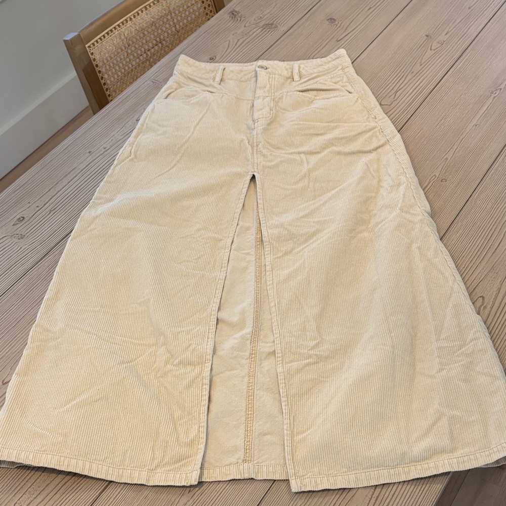 Free People Corduroy Maxi Skirt